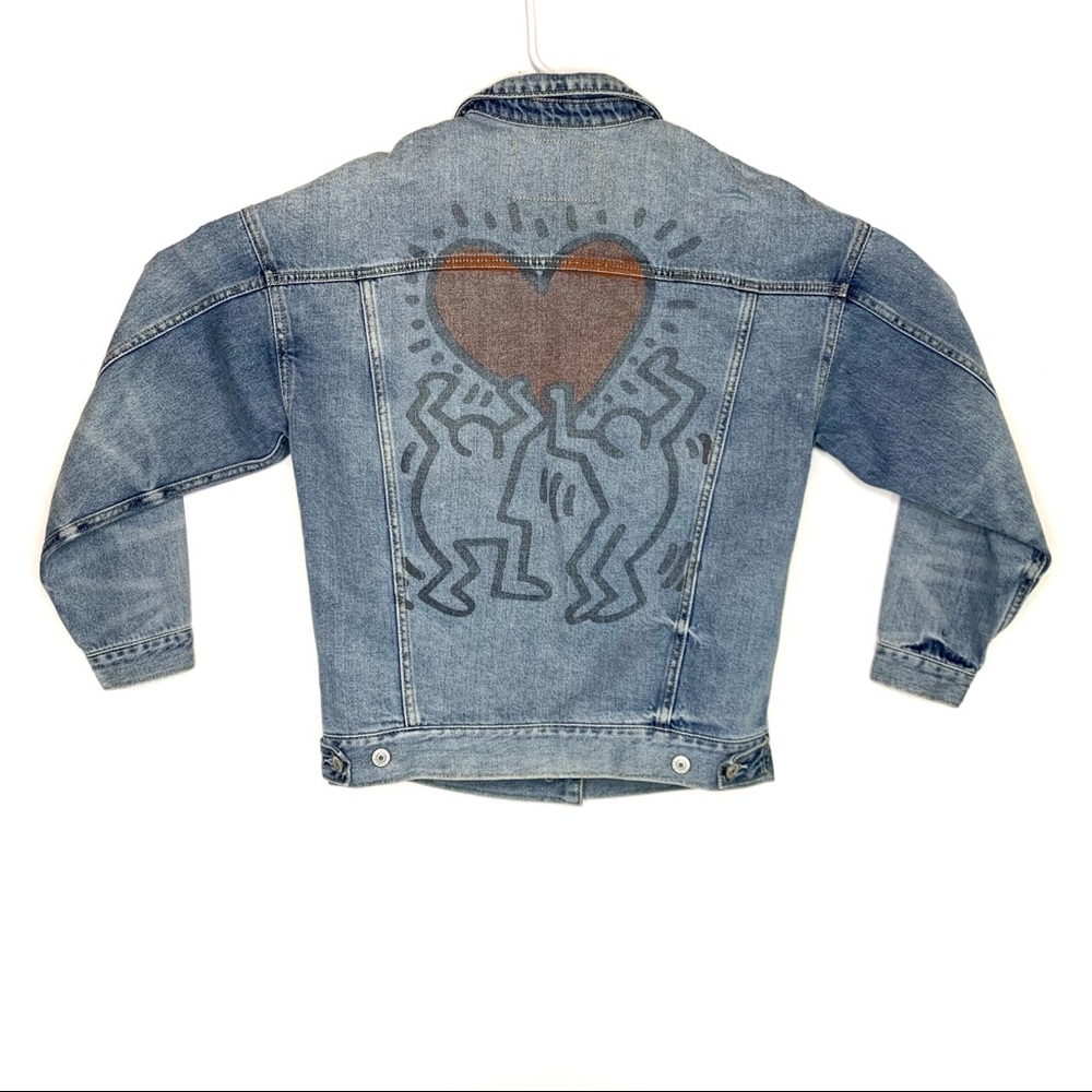 American Eagle x Keith Haring Denim Jean Jacket